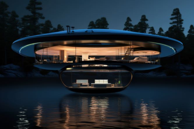 Elon Musk tiny house Boxabl Casita exterior view