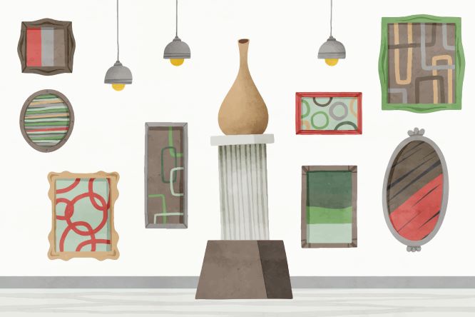 Decorative rugs and mirrors from Home Decorators Collection