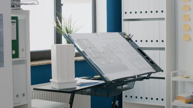 Altek Drafting Table ACT 36048 with adjustable tilt and ergonomic design