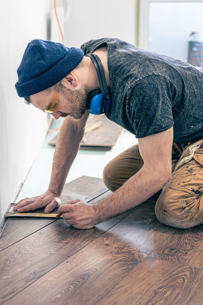Installing Vinyl Composition Tile (VTC) on a wood subfloor step-by-step.