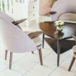 Modern JSI sofa and coffee table set in living room