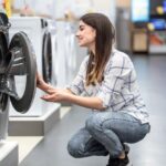 Strafford Appliance Dover NH showroom with refrigerators and washers
