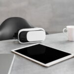 AI smart home devices for portrait photography and workplace styling setup